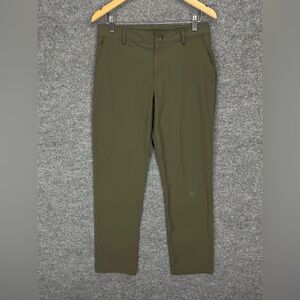 The North Face Pants Men’s 30x30 Olive Green Softshell Outdoors Hiking Stretch